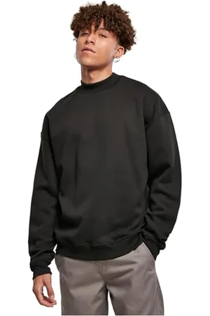 Urban classics Herren TB4483-Mock Neck Crew Sweatshirt, Black, 3XL