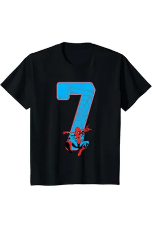 Marvel Kinder Spider-Man 7 Geburtstag T-Shirt