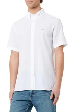 Tommy Hilfiger SEERSUCKER SOLID RF SHIRT S/S S/S Shirt Herren, , M