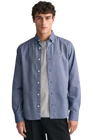 GANT Herren Slim Oxford Shirt KLASSISCHES HEMD SCHMALE PASSFORM, , L EU