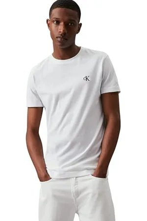 Calvin Klein Herren T-Shirt Kurzarm Ck Essential Slim Fit, , M