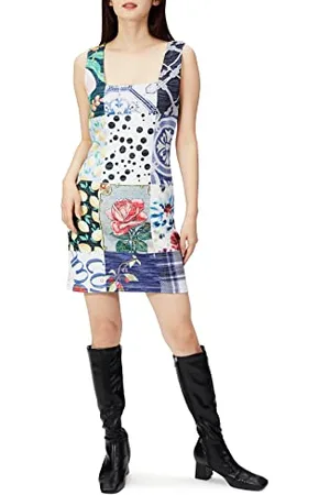 Desigual Damen 21wwvk90 Kleid, , 26 Kurz EU