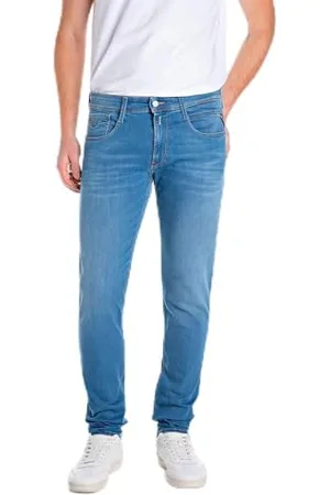 Replay Herren Anbass Powerstretch Denim Jeans, , 32 W / 32 L