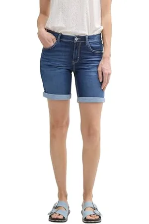 TOM TAILOR Damen 1046581 Bermuda Jeans Shorts, , 34 EU