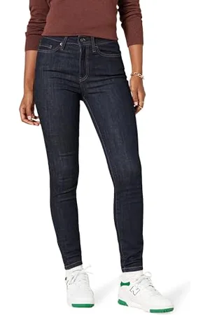 Amazon Damen Skinny-Jeans mit Hohem Bund, , 38 Lang