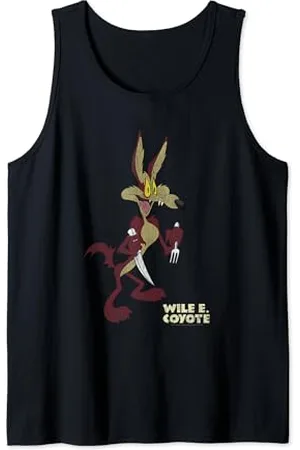 LOONEY TUNES Wile E Coyote Distressed Tank Top