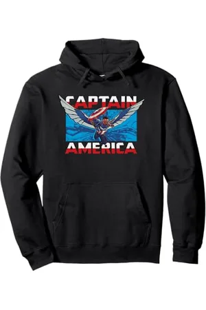Marvel Captain America Flying Pullover Hoodie