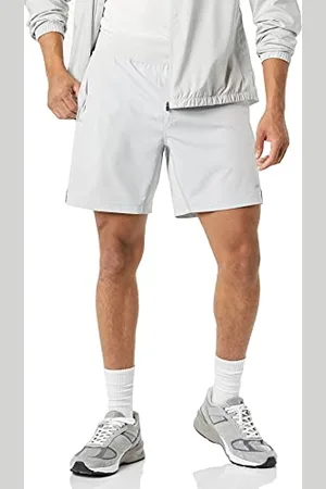 Amazon Herren Trainingsshorts elastisches Gewebe 18 cm, , L