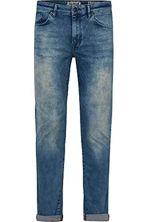 Petrol Industries Herren - Slim Fit Jeans Seaham - Jeanshose Denim Männer - Blau - W36L32