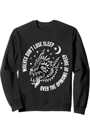 Wolf Wölfe verlieren nicht den Schlaf wegen der Meinungen von Sweatshirt