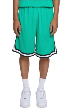 Urban classics Herren Shorts Stripes Mesh Shorts, lässige Mesh Shorts für Männer, Straight leg, , 3XL