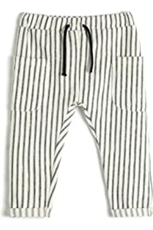 Koton Babyboy Sweatpants Soft Touch Textured Cotton Drawstring Pocket Detail