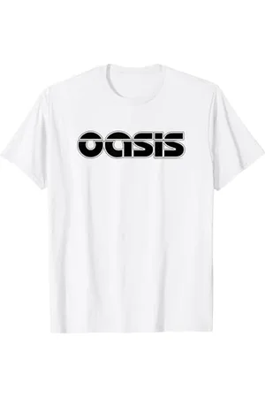 Oasis – Logo On Black T-Shirt