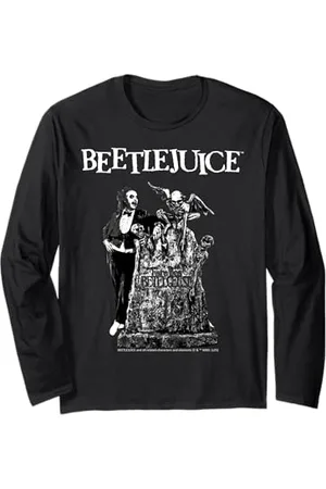 BEETLEJUICE Friedhofsszene Horrorkunst Langarmshirt