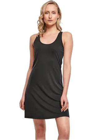Urban classics Damen Ladies Modal Short Racer Back Dress Kleid, , XS