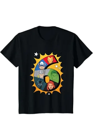 Marvel Kinder Comics 6 Geburtstag T-Shirt