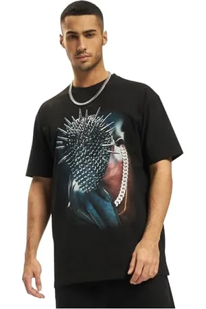 Mister Tee Herren Thorned Mask Oversize Tee M Black