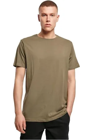 Build Your Brand Mens BY005-Light Round Neck T-Shirt, , S