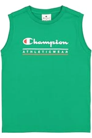 Champion Jungen Legacy Boy - Graphic Sleeveless Crewneck T-Shirt with Large Logo Tanktop,