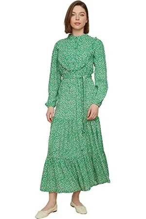 Trendyol Modest Damen Round Collar Tesettur Dress, , 40 EU