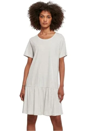 Urban classics Damen Ladies Valance Tee Dress Kleid, , M