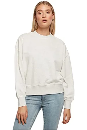 Urban classics Damen TB5002-Ladies Oversized Rainbow Crewneck Sweatshirt, , XS