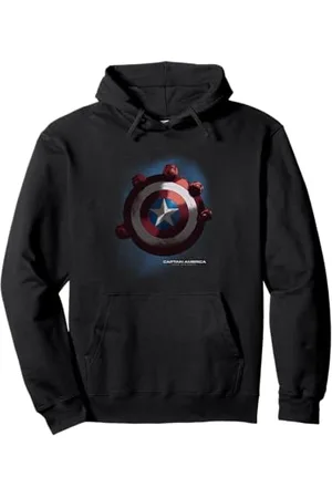 Marvel Captain America Red Hulk Grabbing Shield Pullover Hoodie