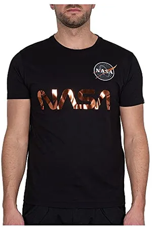 Alpha Industries Herren NASA Reflective T-Shirt, , XS