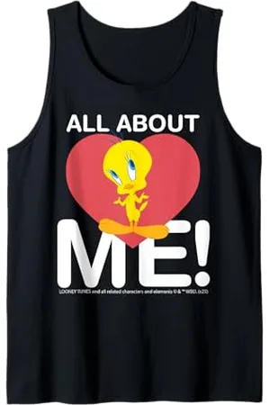 LOONEY TUNES All About Me Tweety Heart Character Love – Tank Top