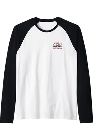 Cobra Kai Retro LaRusso Auto Group Ad Raglan