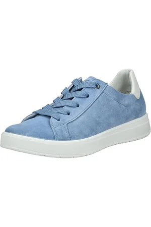 ARA Damen ROM Sneaker, Azzuro,Weiss, 40 EU