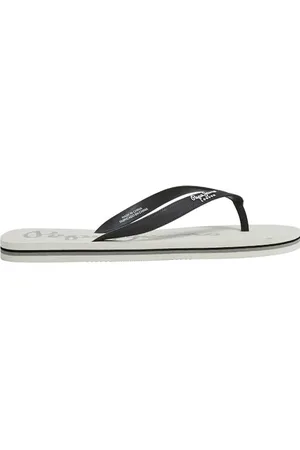 Pepe Jeans Herren Bay Beach Basic M Flip-Flop, Weiß (Off White), 9