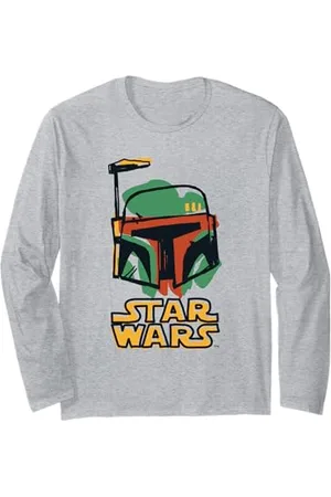 STAR WARS Doodle Boba Fett Langarmshirt