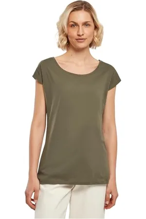 Build Your Brand Damen BB013-Ladies Wide Neck Tee T-Shirt, , L