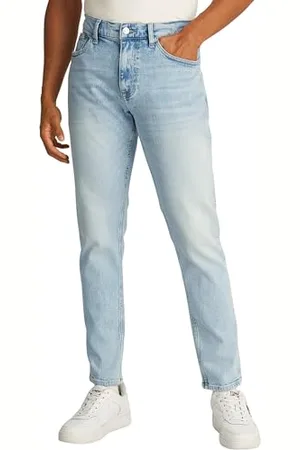 Tommy Hilfiger Herren Jeans Hose Austin Slim Tapered Fit, Blau (Denim Ultra Light), 30W/34L