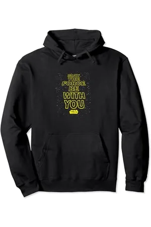 STAR WARS May The Force Be With You Quote Pullover Hoodie