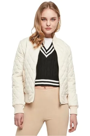 Urban classics Damen Ladies Diamond Quilt Nylon Jacket Jacke, , 3XL