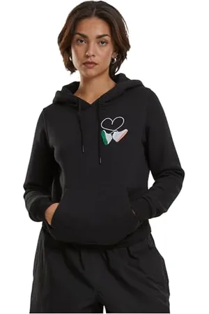 Mister Tee Ladies Kicks Love EMB Hoody M Black