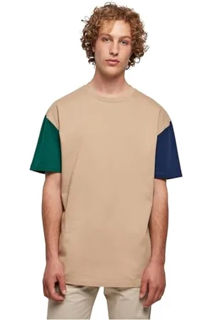 Urban classics Herren Organic Oversized Colorblock Tee T-Shirt, , 4XL