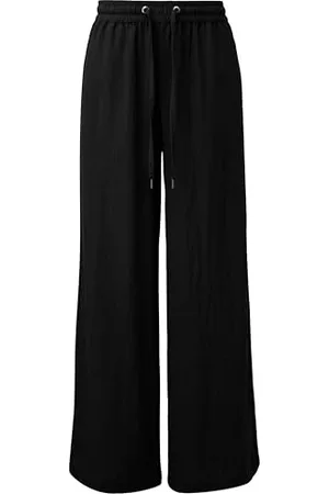 QS by s.Oliver Damen 2162961 Leinen Hose, lang, , 44W x 32L