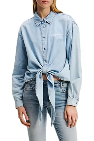 Karl Lagerfeld Damen Logo Shirt Blouse, , L EU