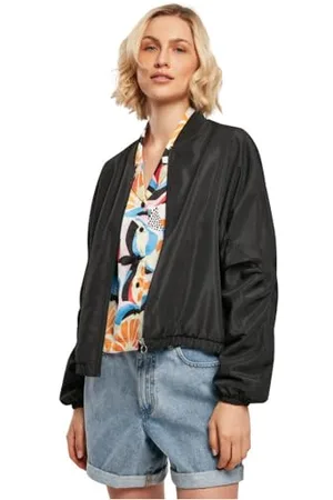 Urban classics Damen Ladies Recycled Batwing Bomber Jacket Jacke, , L EU