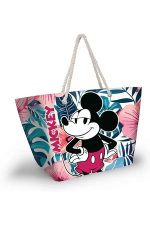 Disney Micky Maus Blossom-Soleil Strandtasche, Mehrfarbig, 52 x 37 cm