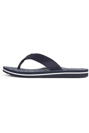Tommy Hilfiger Damen Flip Flops Chain Print Elegant, Blau (Space Blue), 36