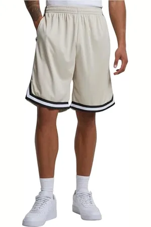 Urban classics Herren Shorts Stripes Mesh Shorts, lässige Mesh Shorts für Männer, Straight leg, , 3XL