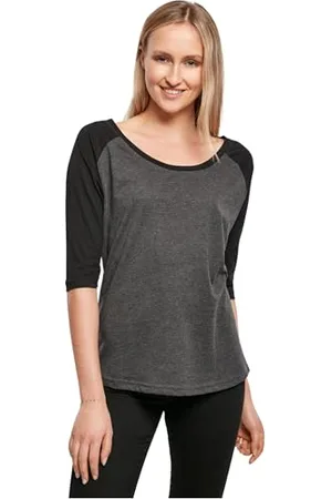 Build Your Brand Damen BY022-Ladies 3/4 Contrast Raglan Tee T-Shirt, , L