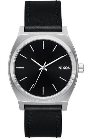 Nixon Herren Analog Japanisches Quarzwerk Uhr mit Leder Armband A1373-625-00