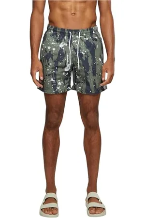 Urban classics Herren Pattern Swim Shorts Badehose, , L