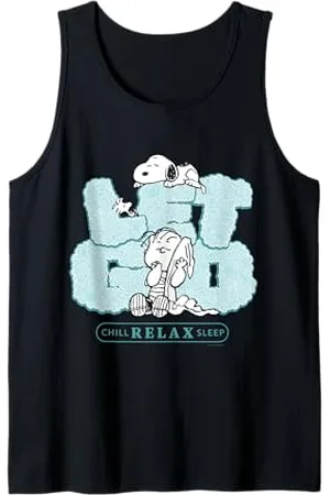 Peanuts Snoopy Charlie Brown Let Go Tank Top