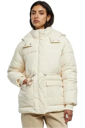 Urban classics Damen Ladies Waisted Puffer Jacket Jacke, , 3XL